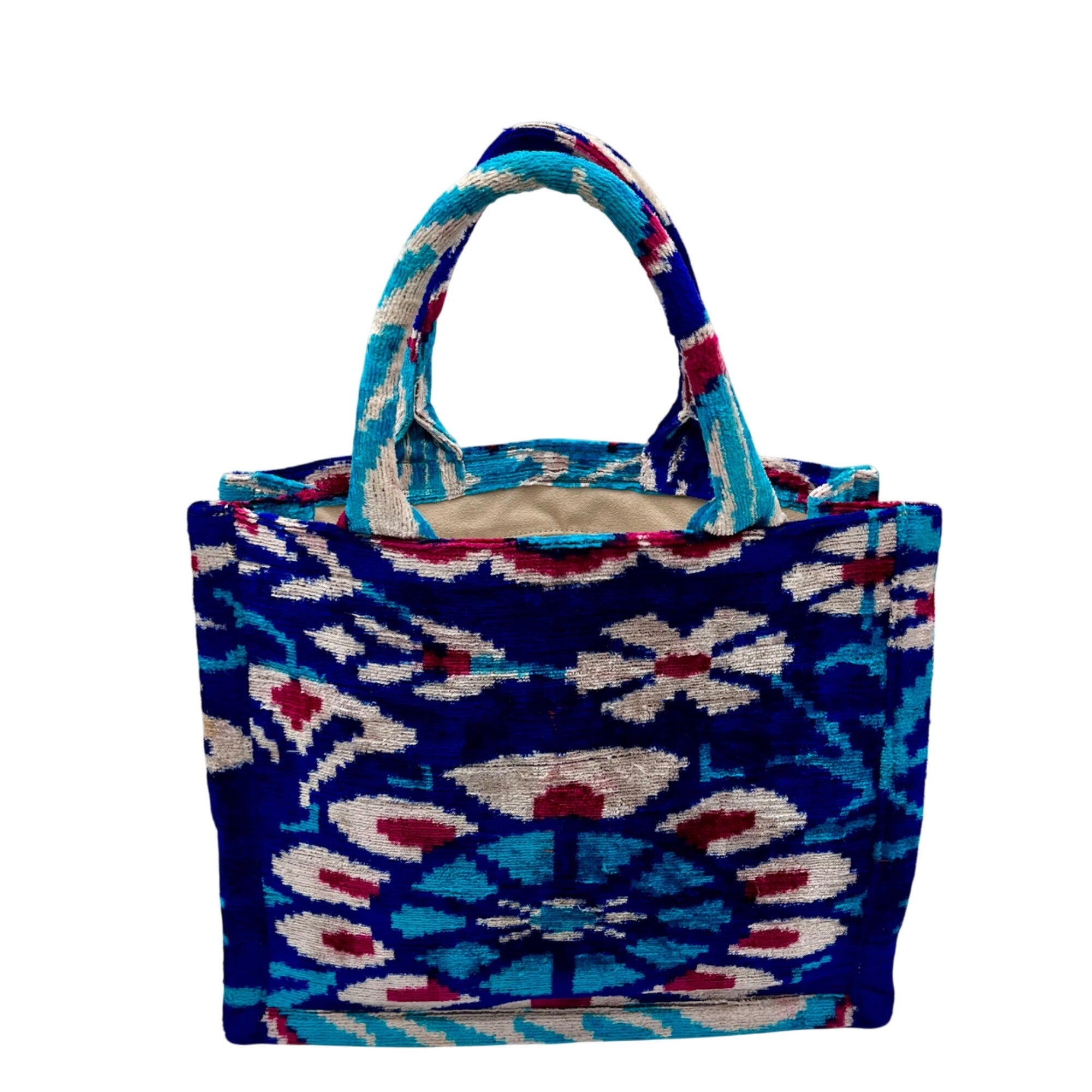 Elysian Colorful Velvet Tote Bag