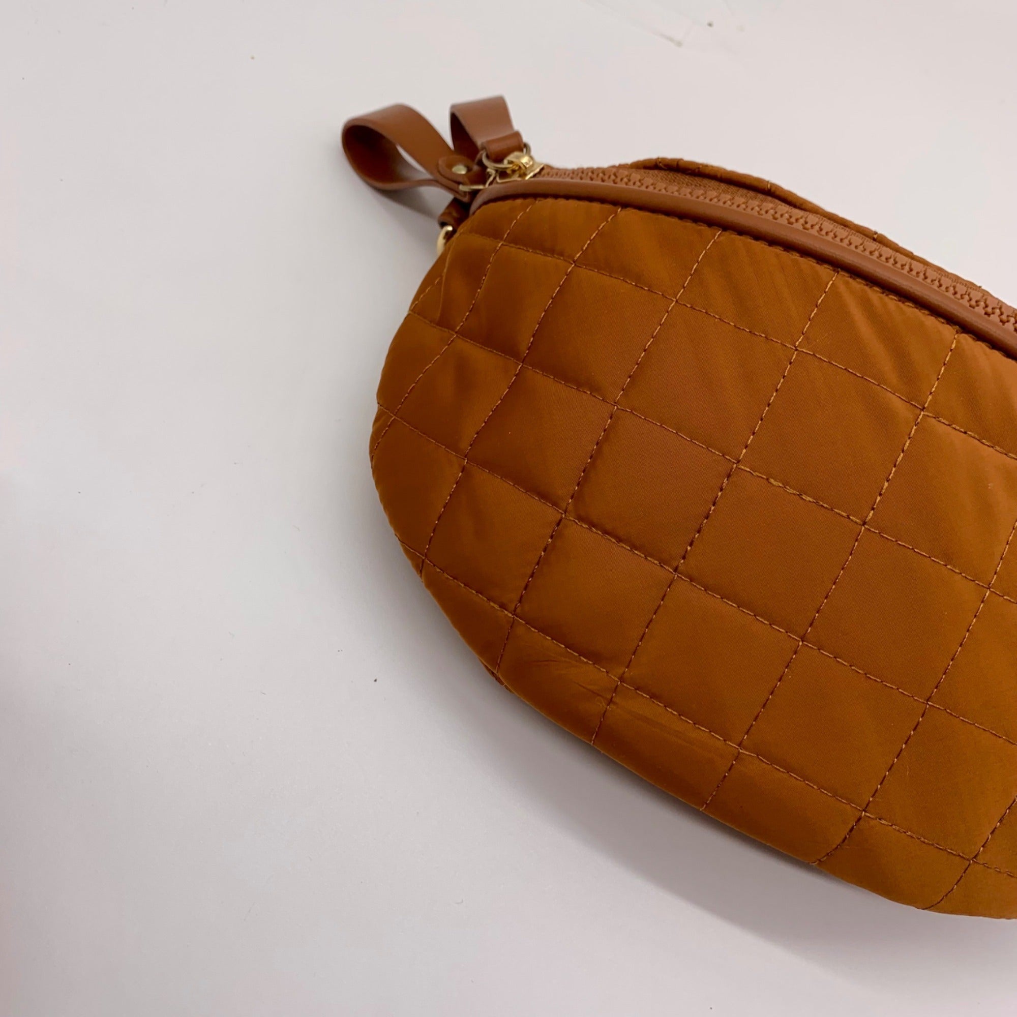 MMS Brands Brown Fabric Waist Bag
