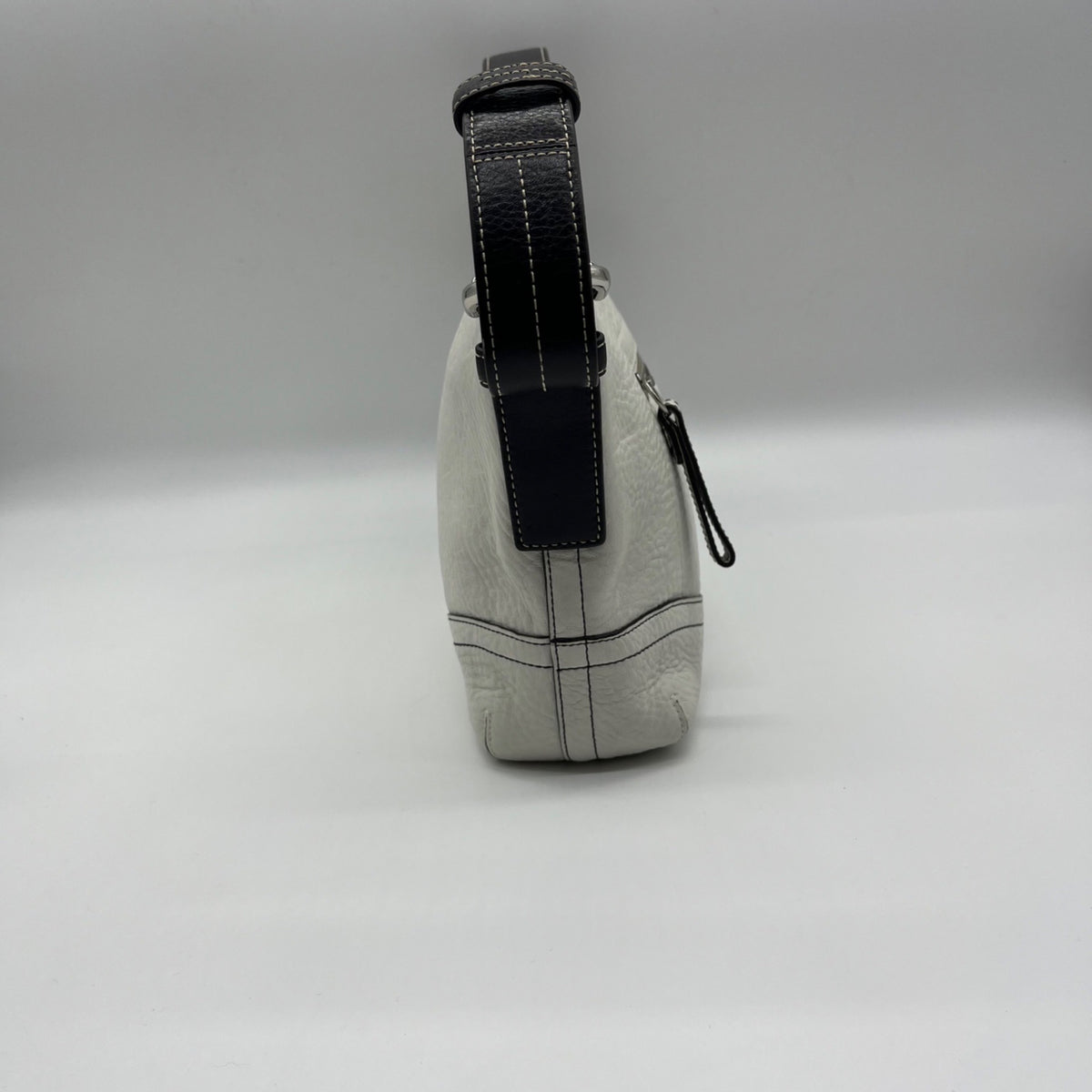 Coach White Vintage Leather Soho Pebbled Hobo Shoulder Bag