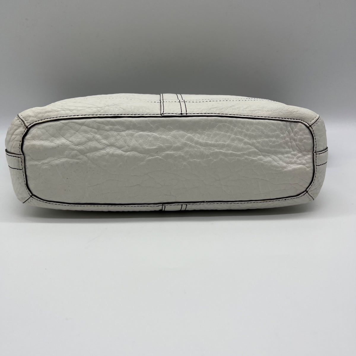 Coach White Vintage Leather Soho Pebbled Hobo Shoulder Bag
