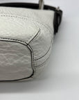Coach White Vintage Leather Soho Pebbled Hobo Shoulder Bag