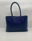 Furla Notturno Deep Blue Saffiano Leather Martha Tote