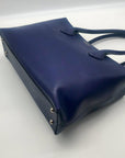 Furla Notturno Deep Blue Saffiano Leather Martha Tote