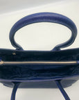 Furla Notturno Deep Blue Saffiano Leather Martha Tote