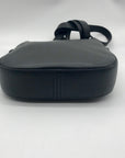 Kate Spade Black Pebbled Leather Leila North South  Crossbody Bag