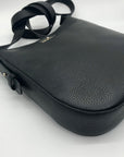 Kate Spade Black Pebbled Leather Leila North South  Crossbody Bag