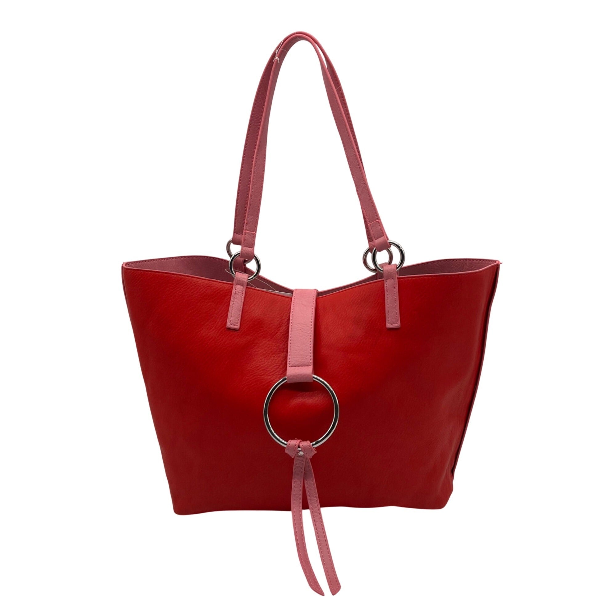 Sydney Love Reversible Red Vegan Leather Tote Bag