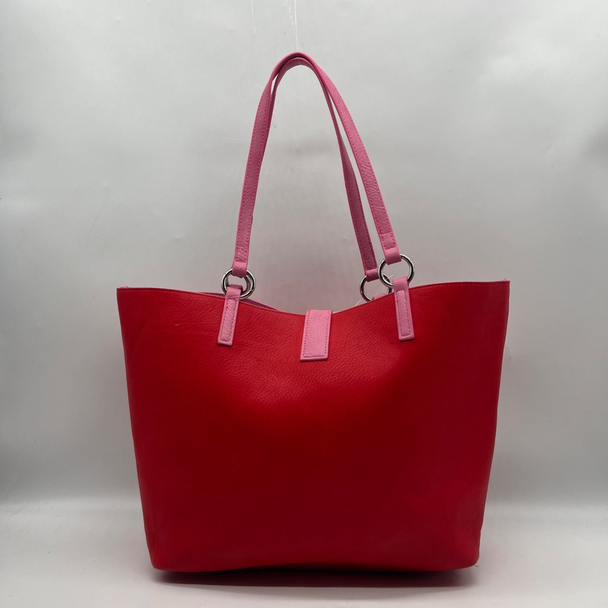Sydney Love Reversible Red Vegan Leather Tote Bag