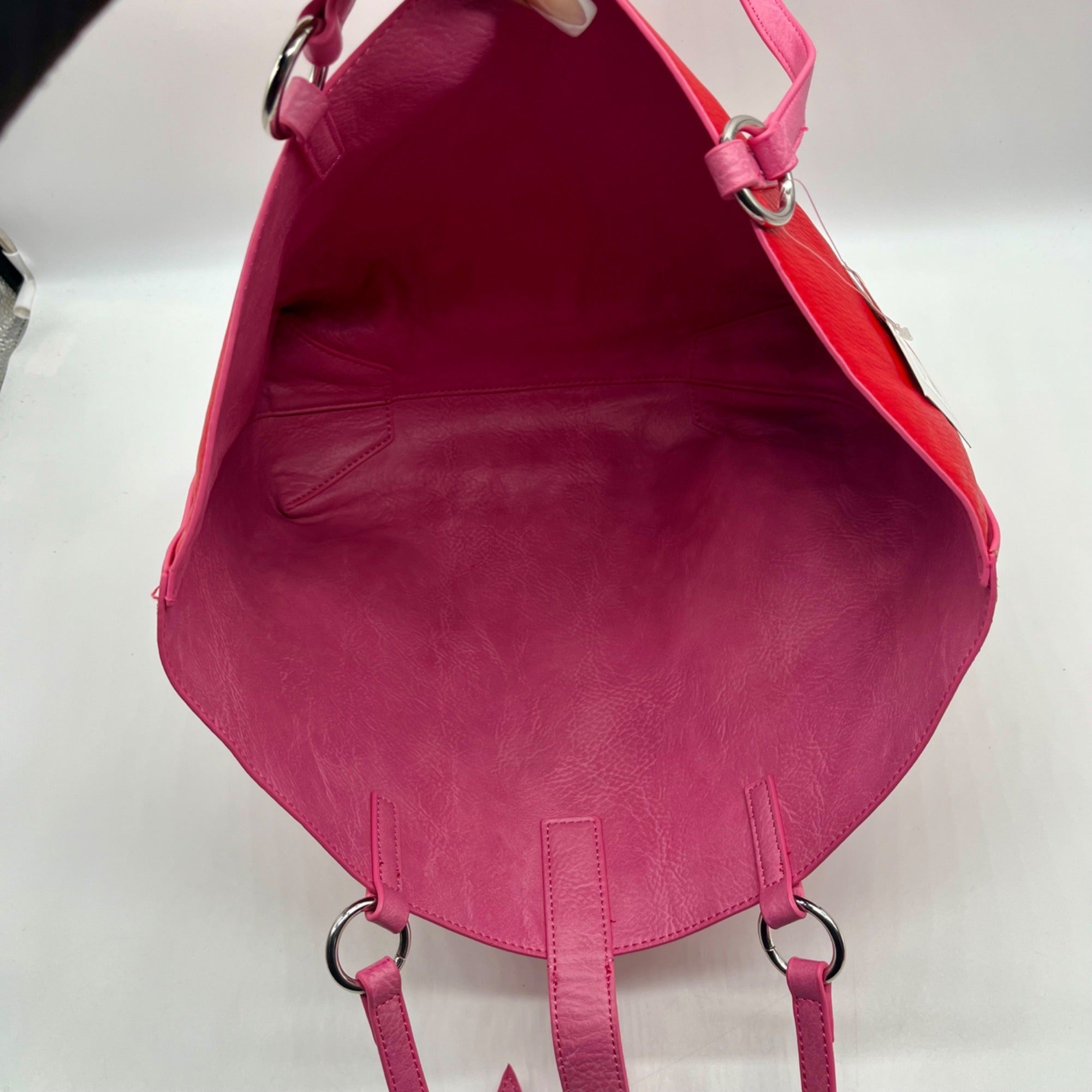 Sydney Love Reversible Red Vegan Leather Tote Bag