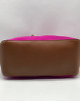 Michael Kors Purple Nylon & Leather Pocket Tote