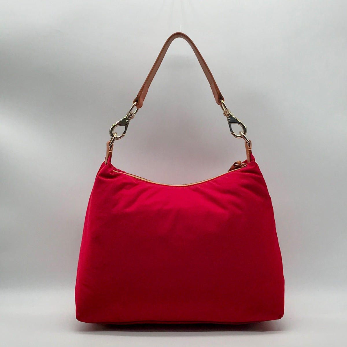 Dooney &amp; Bourke Red Nylon Wayfarer Hobo Bag