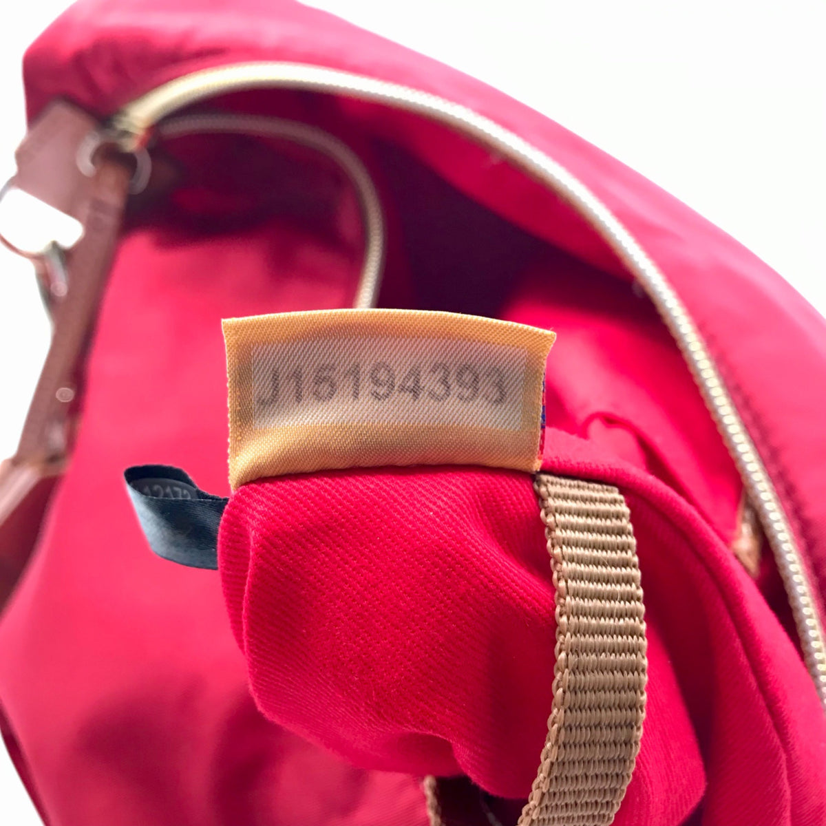 Dooney &amp; Bourke Red Nylon Wayfarer Hobo Bag