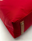 Dooney & Bourke Red Nylon Wayfarer Hobo Bag