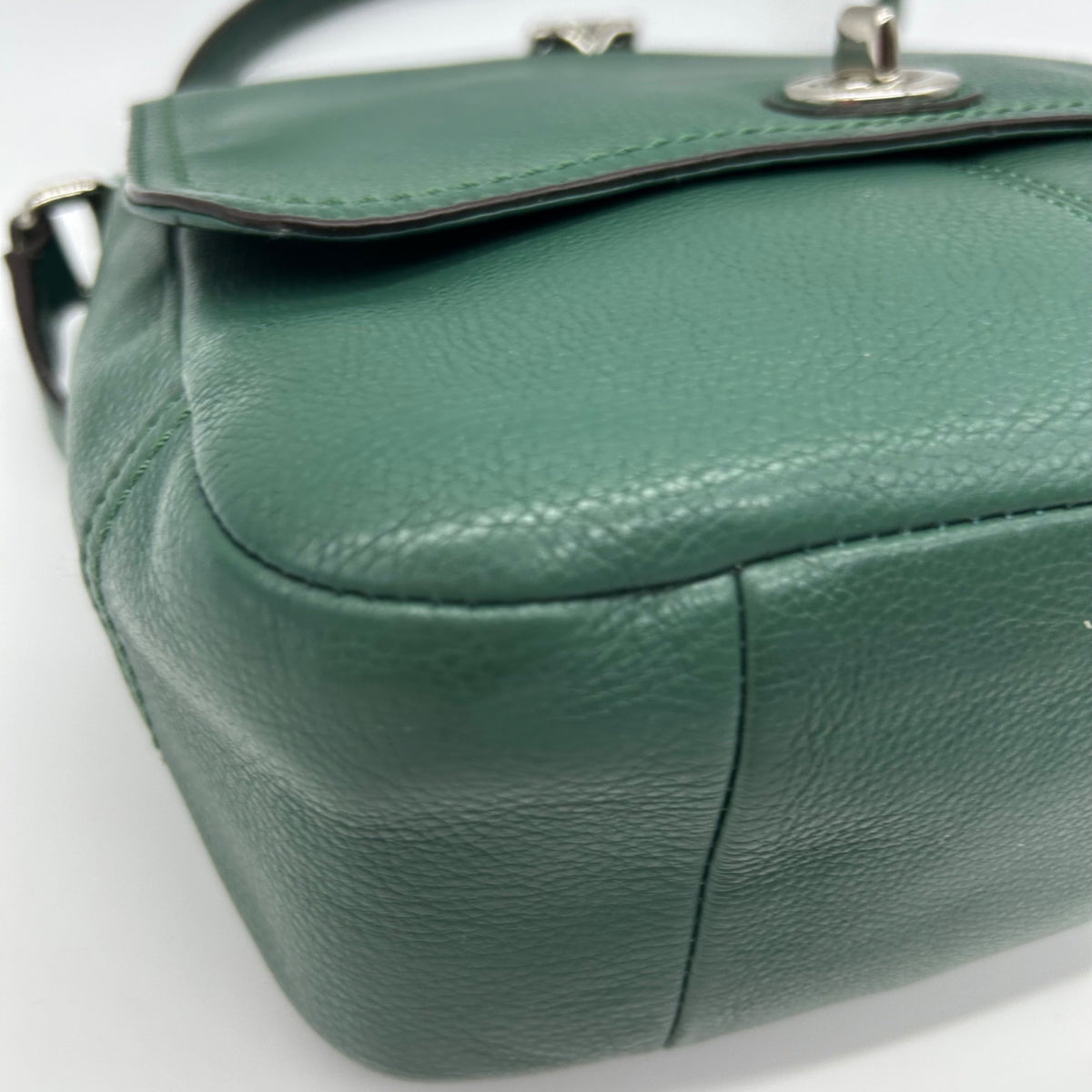 Coach Green Park Leather Turn-Lock Crossbody Bag