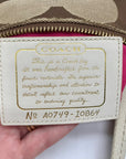 Coach Brown And Multicolor Canvas Crossbody Bag 10864