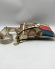 Coach Brown And Multicolor Canvas Crossbody Bag 10864