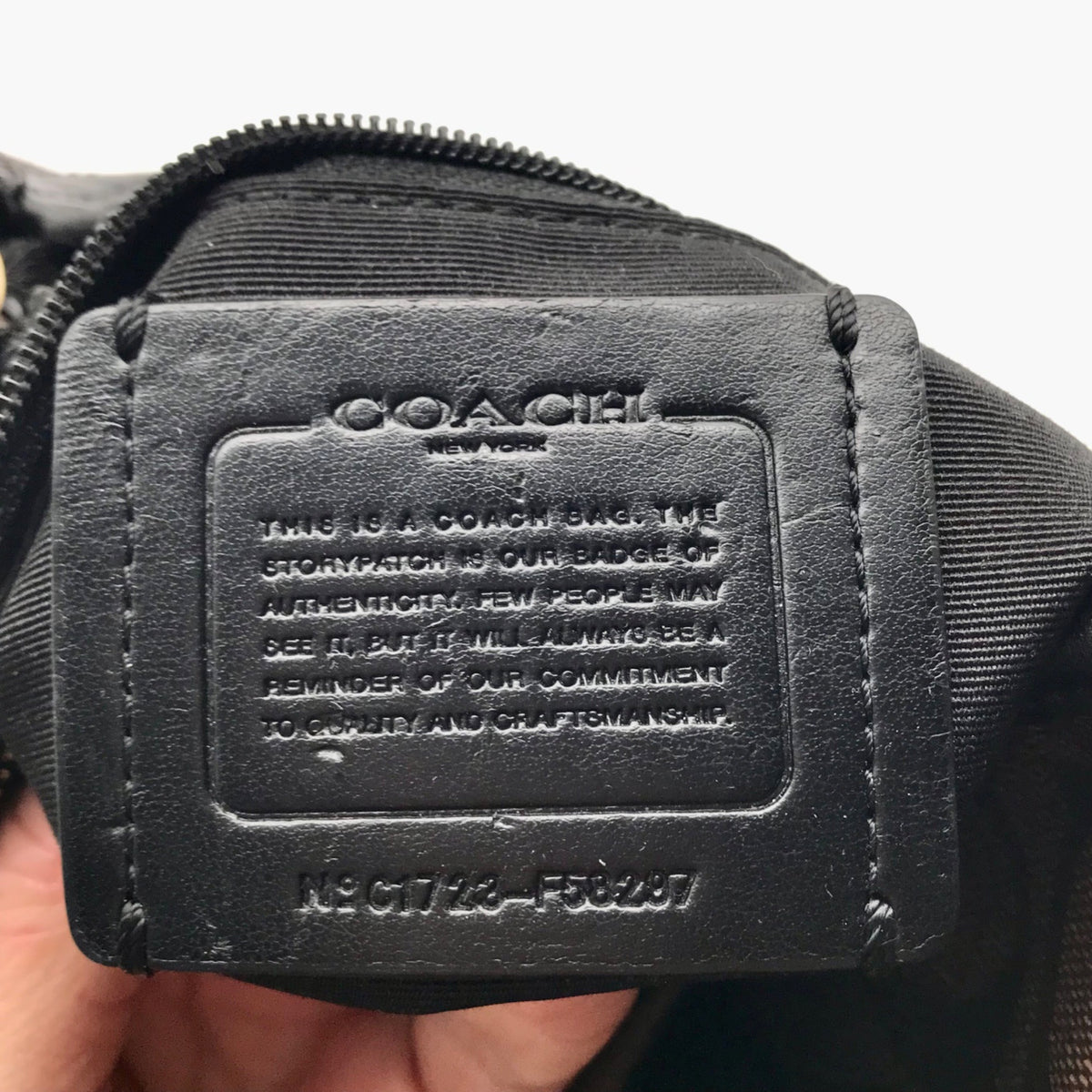 Coach Brown Signature Coated Canvas File Crossbody Bag