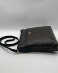Coach Brown Signature Coated Canvas File Crossbody Bag