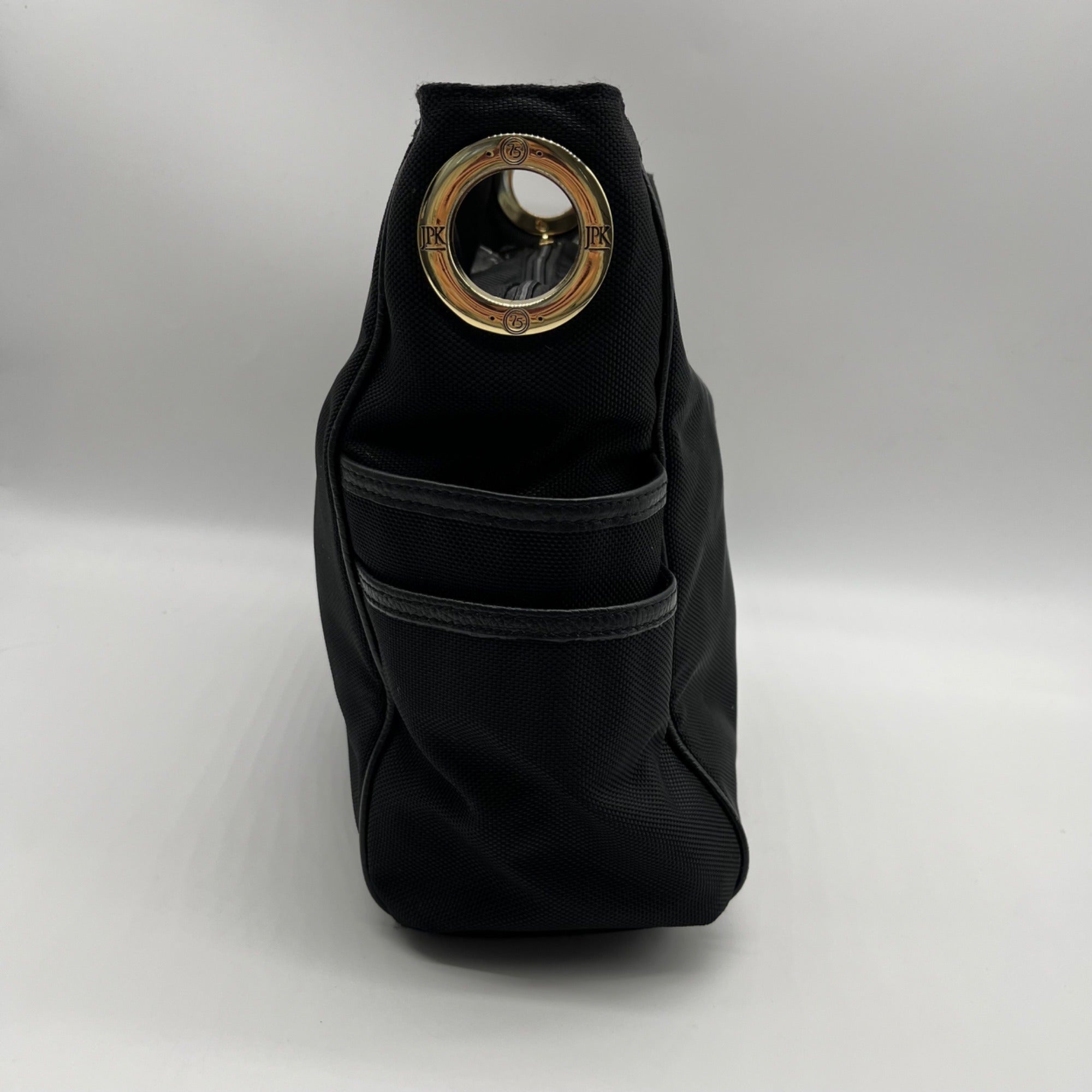 JPK Black Nylon Paris Shoulder Bag