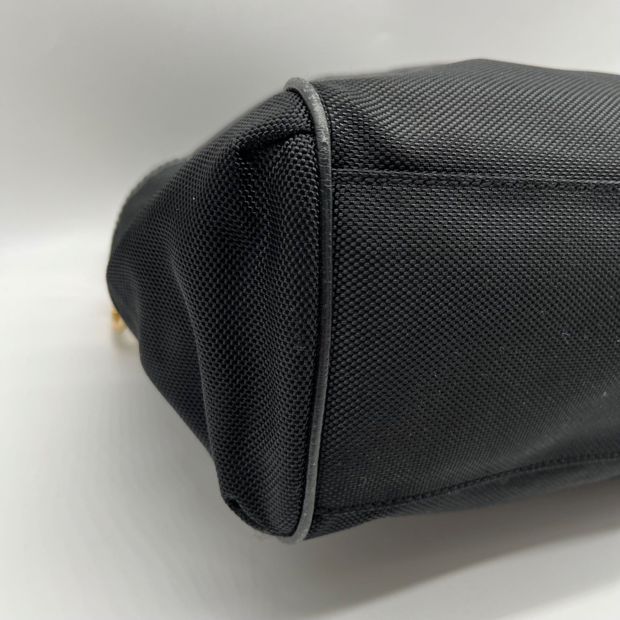 JPK Black Nylon Paris Shoulder Bag