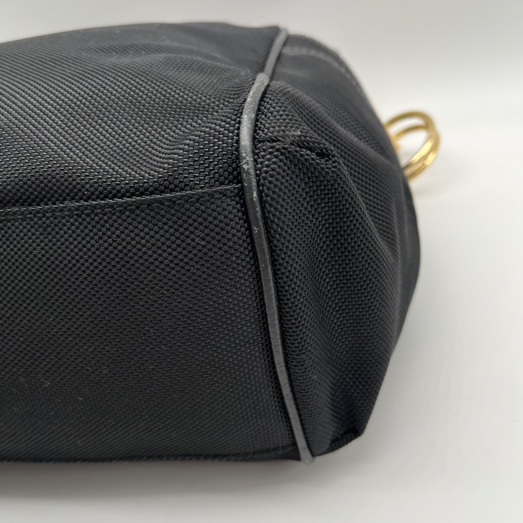 JPK Black Nylon Paris Shoulder Bag