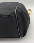 JPK Black Nylon Paris Shoulder Bag
