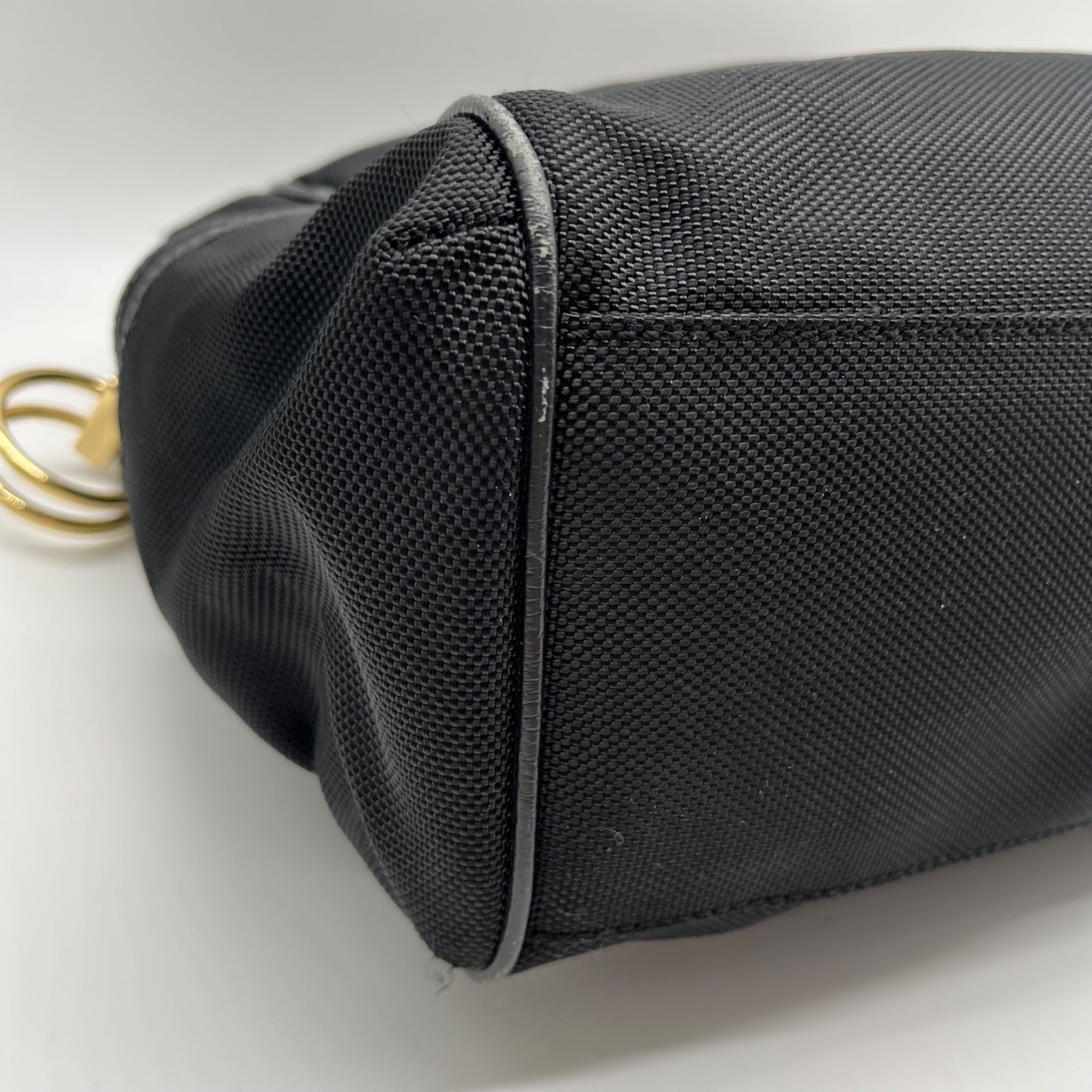 JPK Black Nylon Paris Shoulder Bag