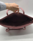 Kate Spade Pink Smooth Leather Tote Bag