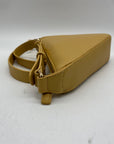 MMS Brown Leather Shoulder Bag