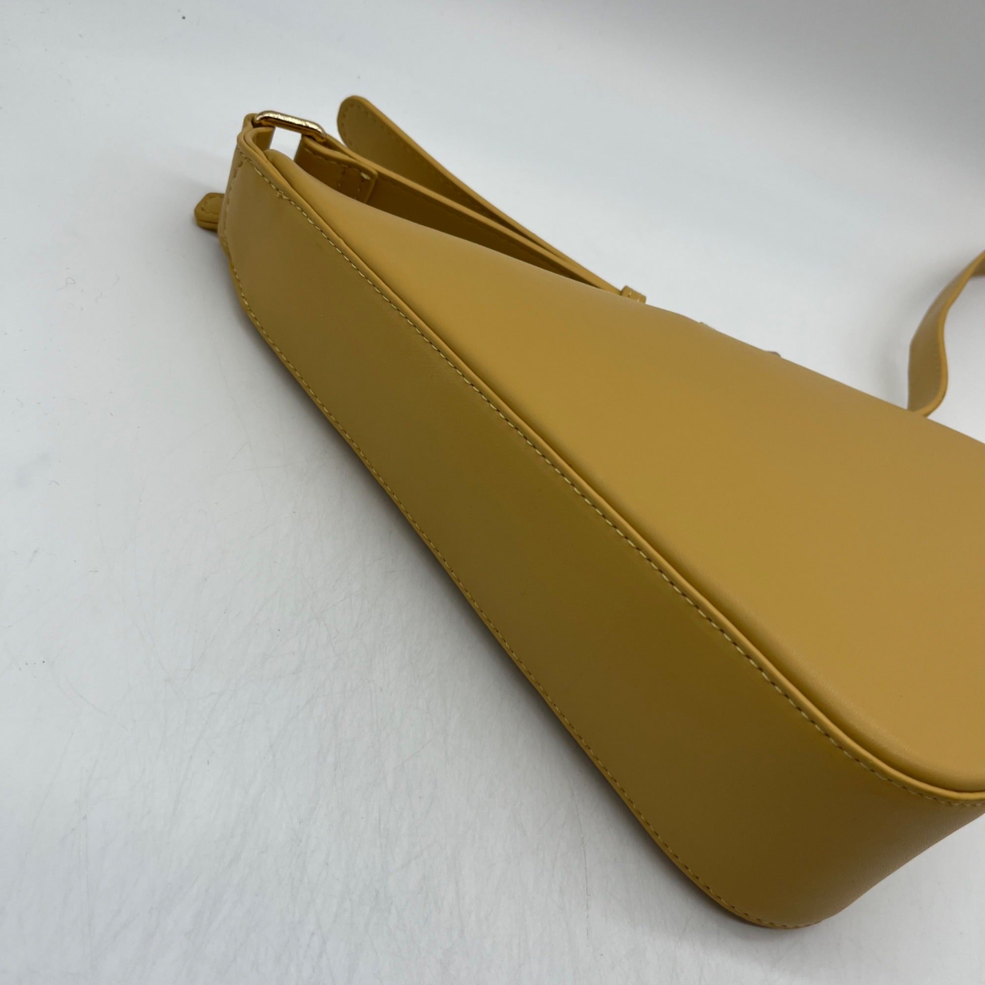 MMS Brown Leather Shoulder Bag
