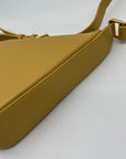 MMS Brown Leather Shoulder Bag