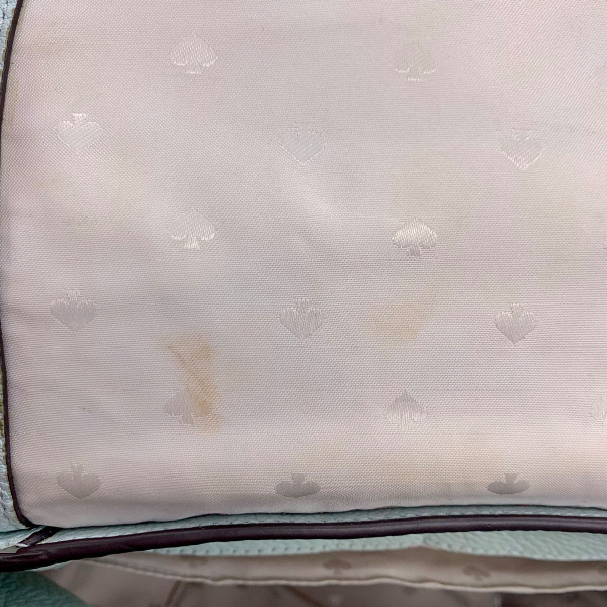 Kate Spade Blue Pebbled Leather Leila Large Flap Backpack