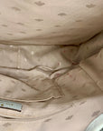 Kate Spade Blue Pebbled Leather Leila Large Flap Backpack