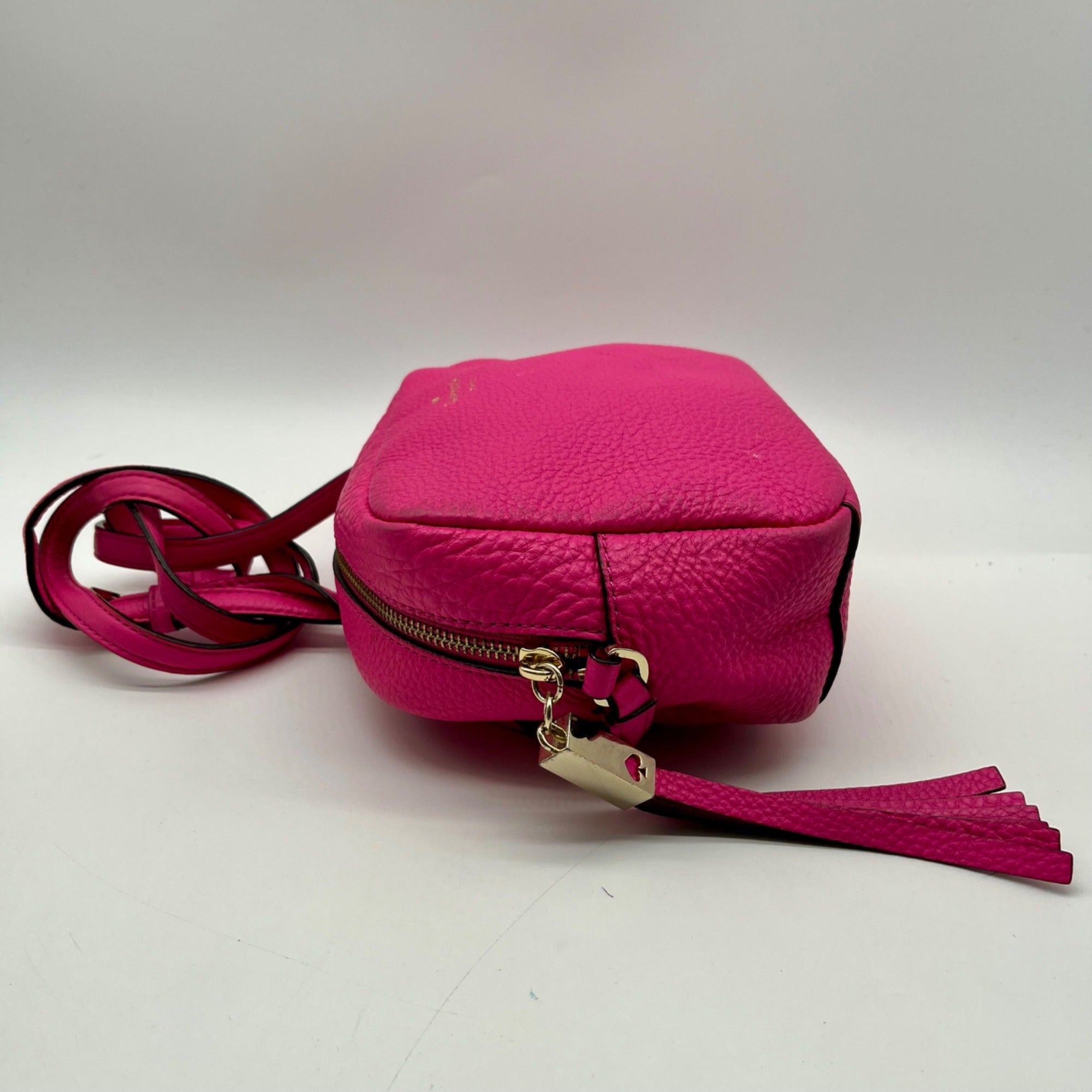 Kate Spade Pink Pebbled Leather Crossbody