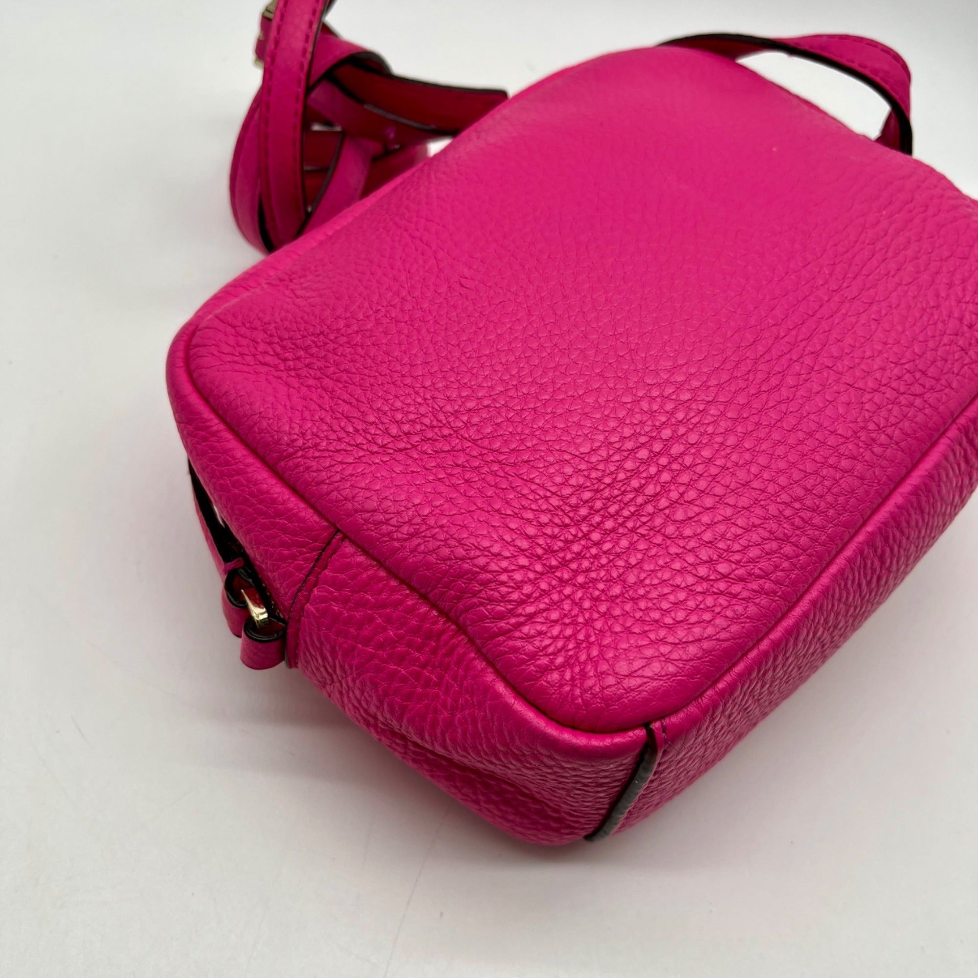 Kate Spade Pink Pebbled Leather Crossbody