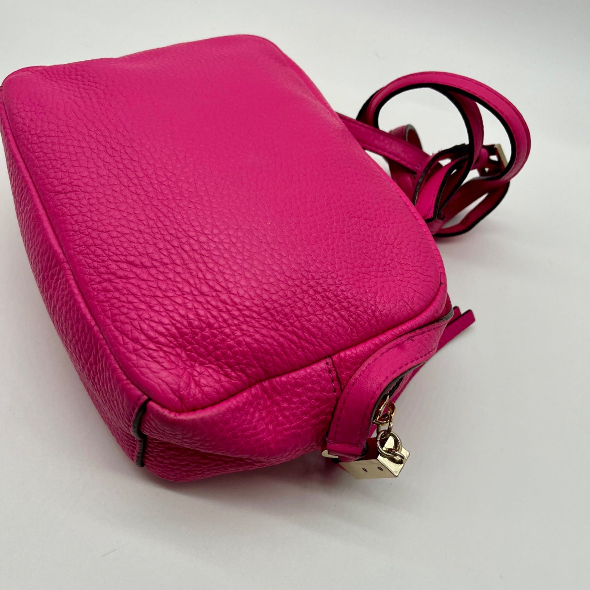 Kate Spade Pink Pebbled Leather Crossbody