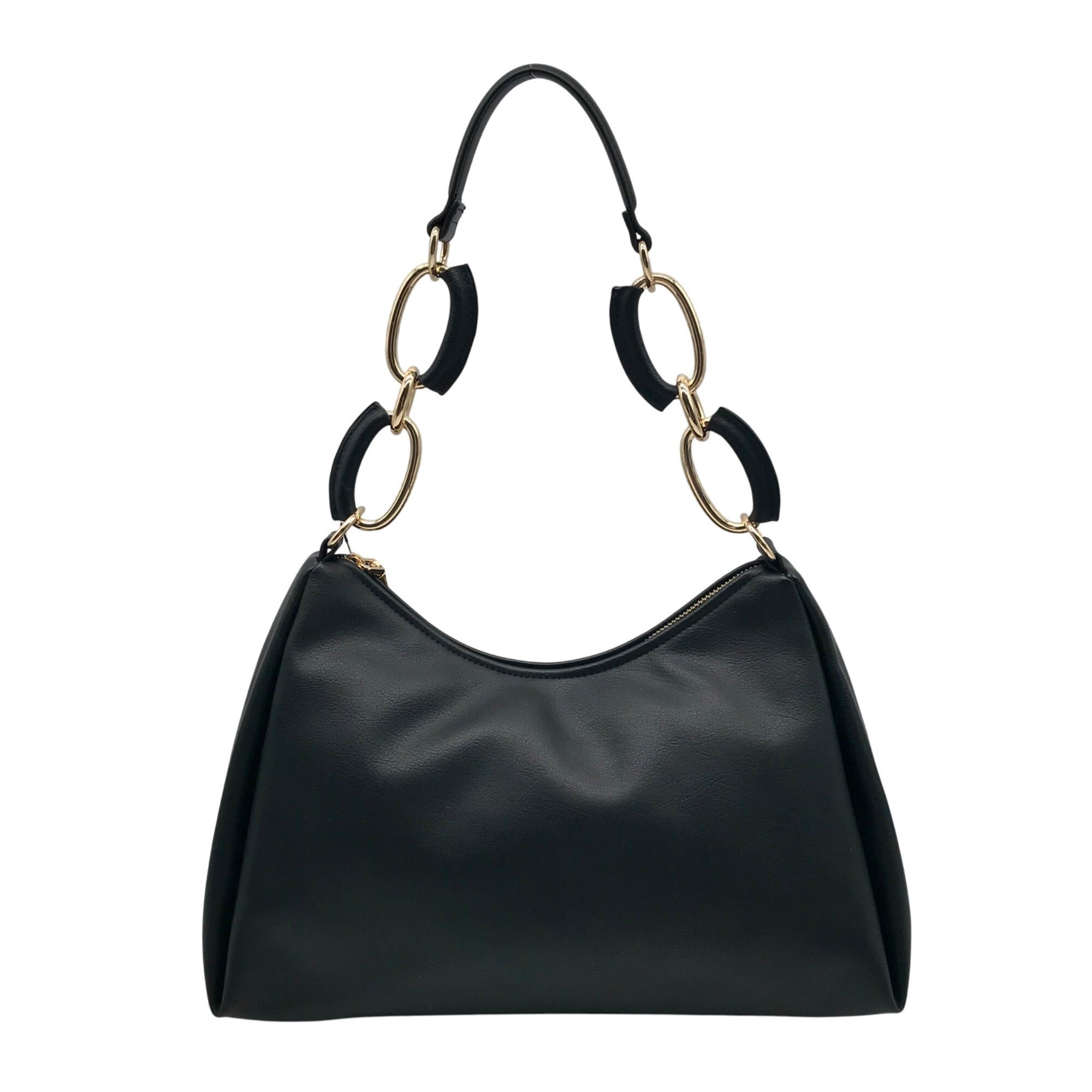 I.N.C. International Concepts Black Nattah Chain Convertible Shoulder Bag