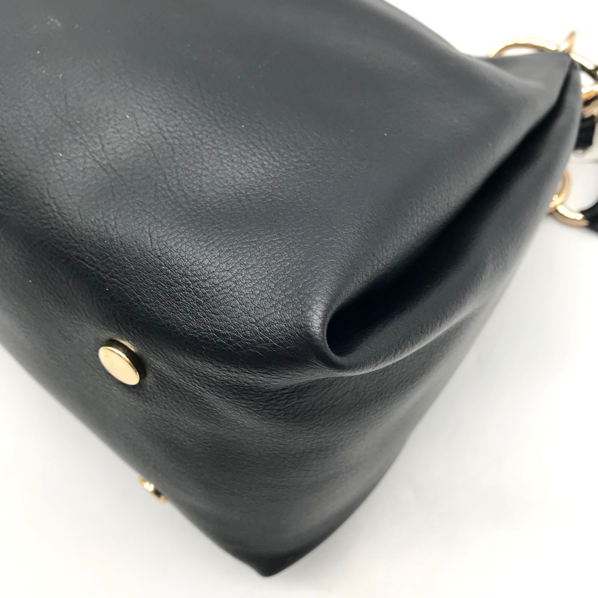 I.N.C. International Concepts Black Nattah Chain Convertible Shoulder Bag