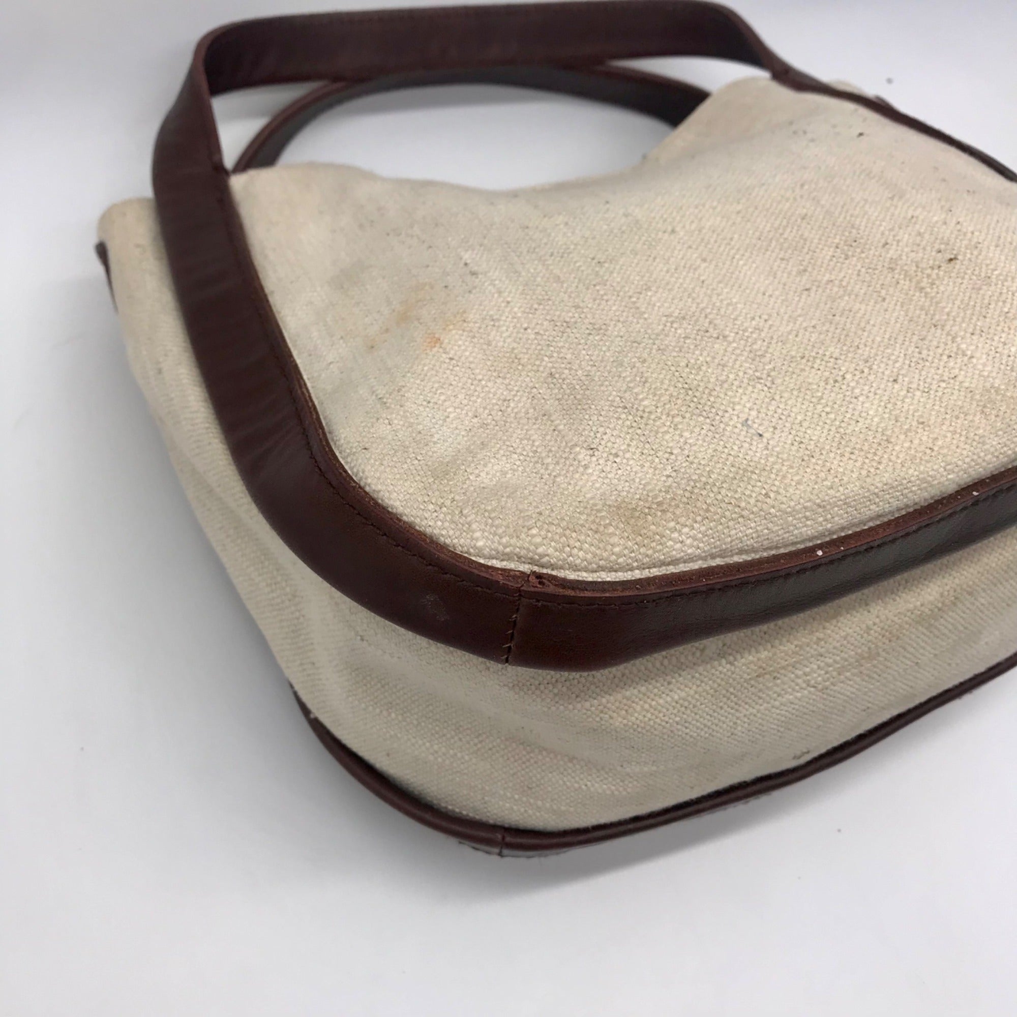 Madewell Beige Cotton-Lined Sydney Crossbody Bag