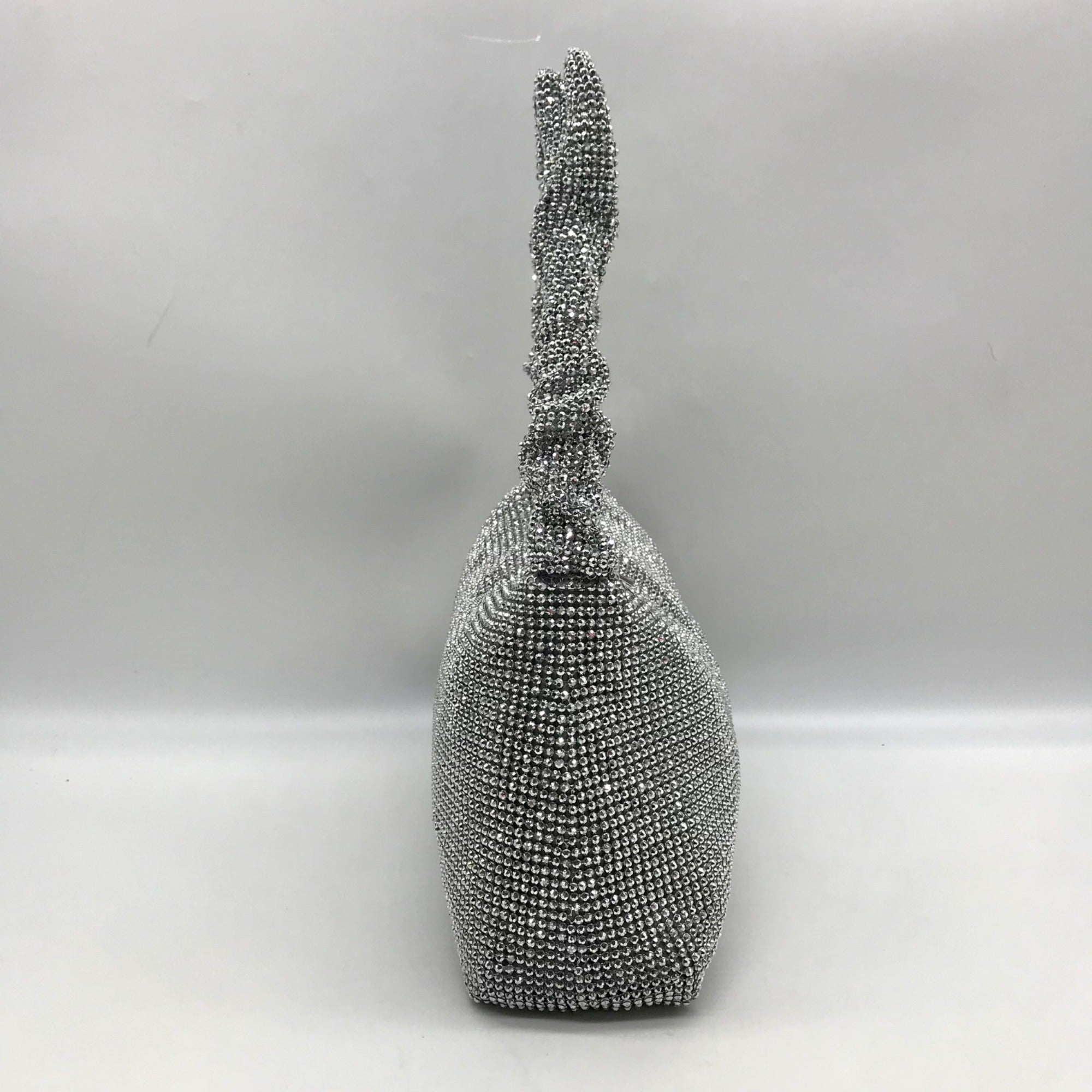 I.N.C International Concepts Silver Mesh Scrunch Shoulder Bag