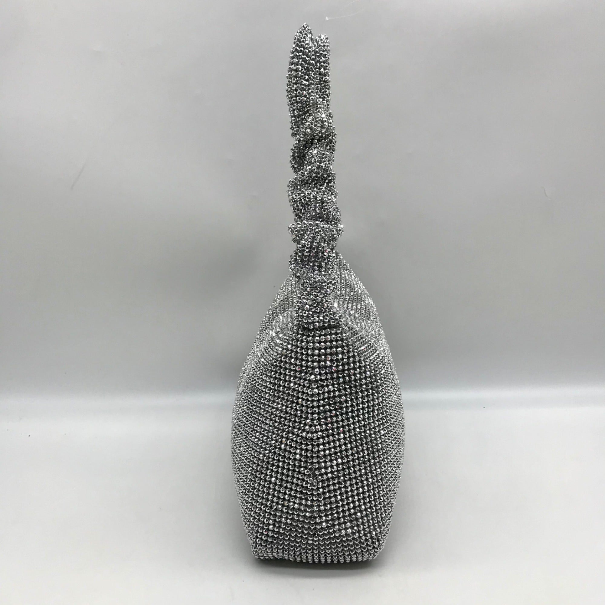 I.N.C International Concepts Silver Mesh Scrunch Shoulder Bag