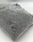 I.N.C International Concepts Silver Mesh Scrunch Shoulder Bag