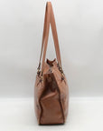 Patricia Nash Brown Leather Map Print Tote And Wallet