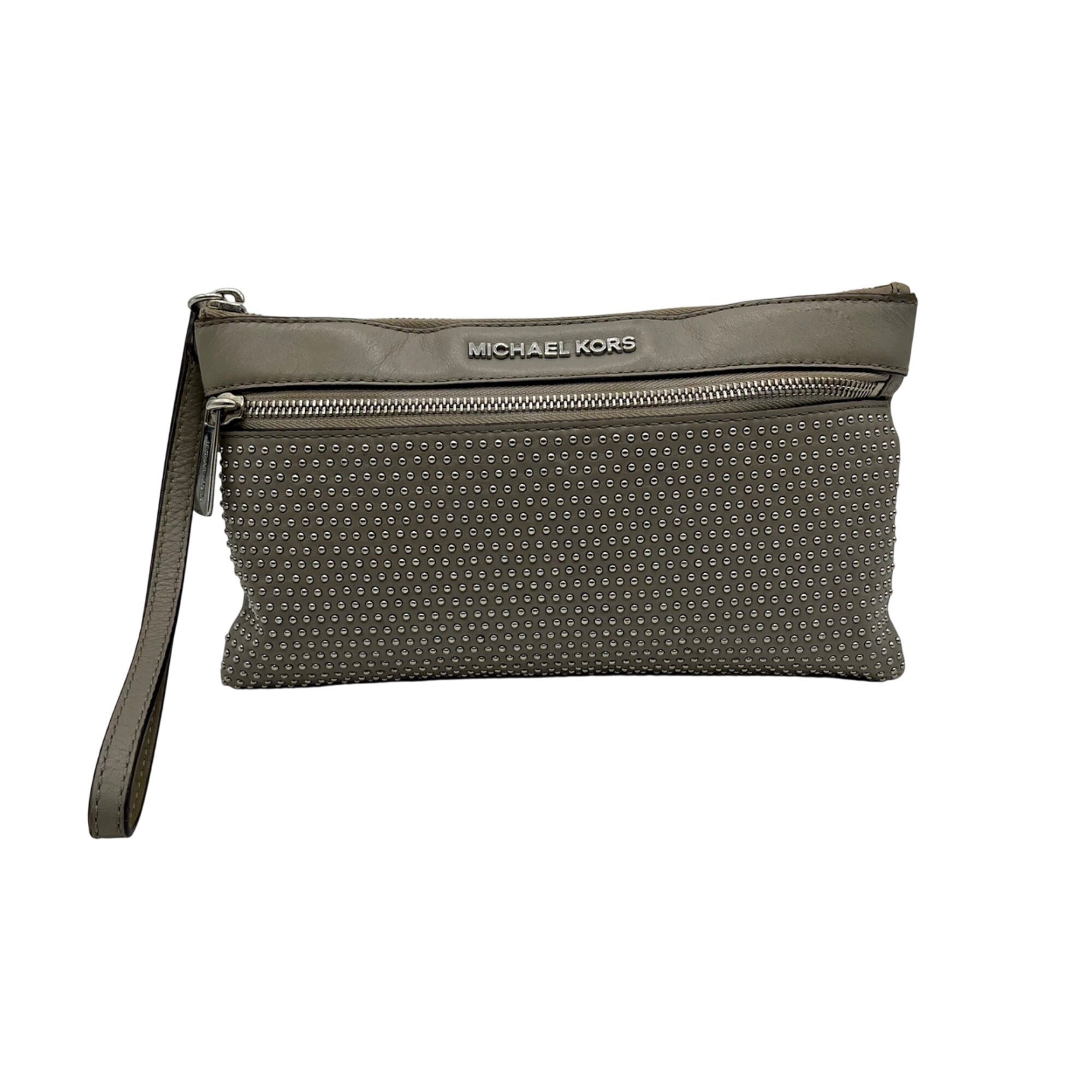 Michael Kors Gray Travel Large Clutch/Wristlet