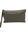 Michael Kors Gray Travel Large Clutch/Wristlet