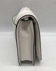 Rebecca Minkoff White Quilted Leather Chevron Love Crossbody