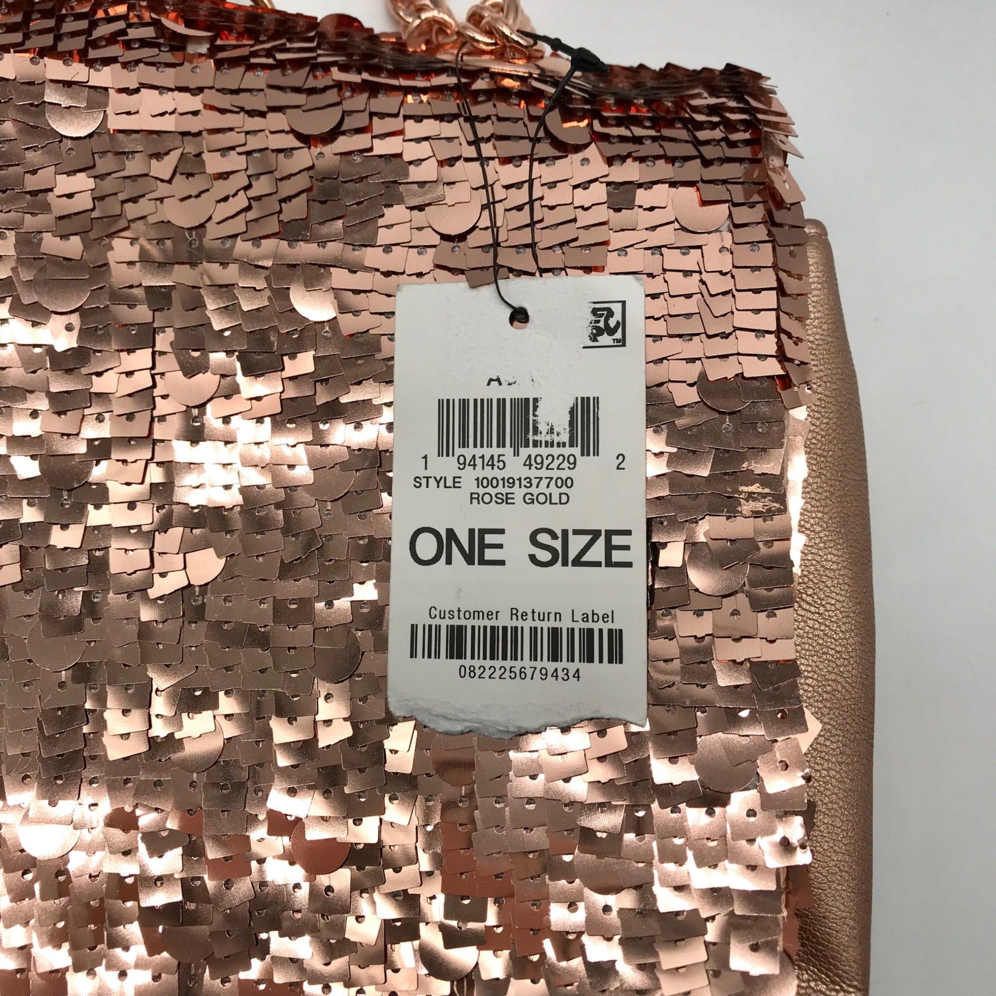 I.N.C. International Concepts Rose Gold Sequin Ajae Crossbody Bag