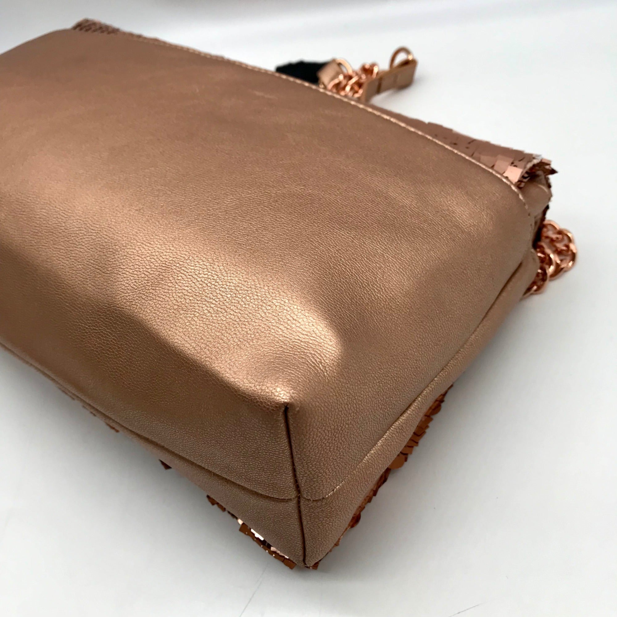I.N.C. International Concepts Rose Gold Sequin Ajae Crossbody Bag