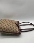 Dooney & Bourke Beige Signature Canvas Tote Bag