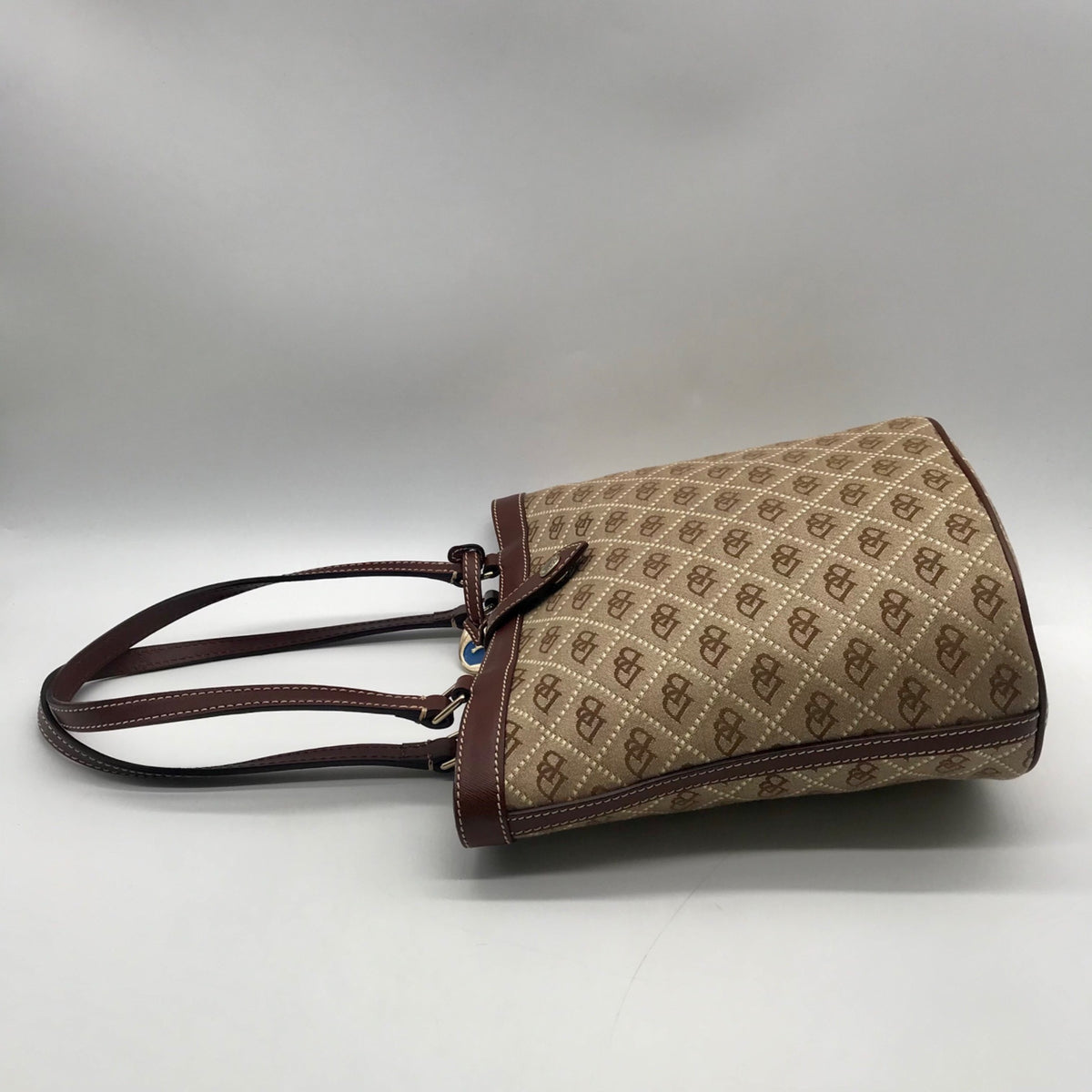 Dooney &amp; Bourke Beige Signature Canvas Tote Bag